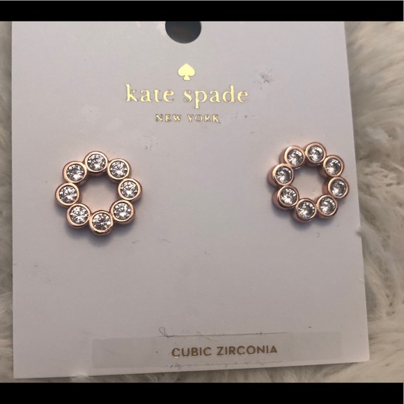 kate spade Jewelry - BNWT Kate Spade Full Circle earrings